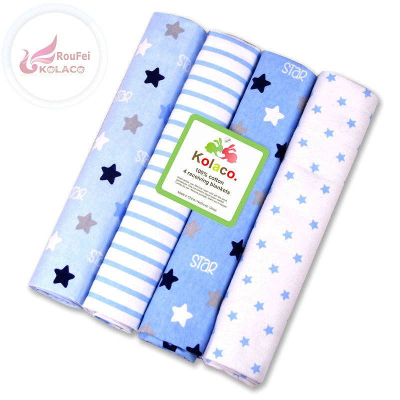 pack flannel swaddle wrap newborn infantflannel blanket custom
