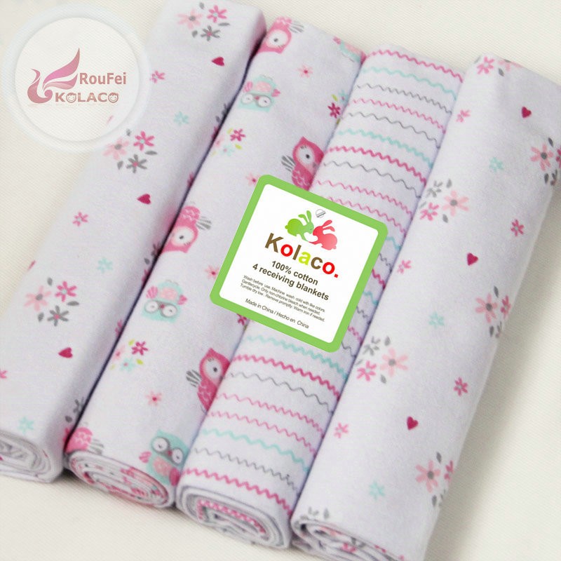 PVC pack cute prints airline swaddlemicro flannel baby blanket