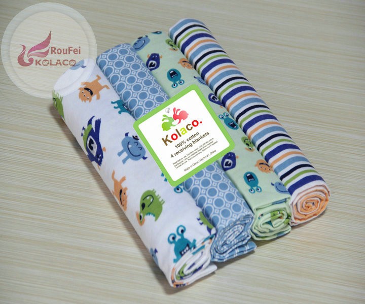 Printing Blankets Baby Swaddle Flannel round flannel blanket