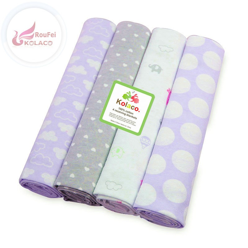 Cotton Two Layers Muslin Baby Receiving Wrap Swaddlebrand new blankets for sofa flannel