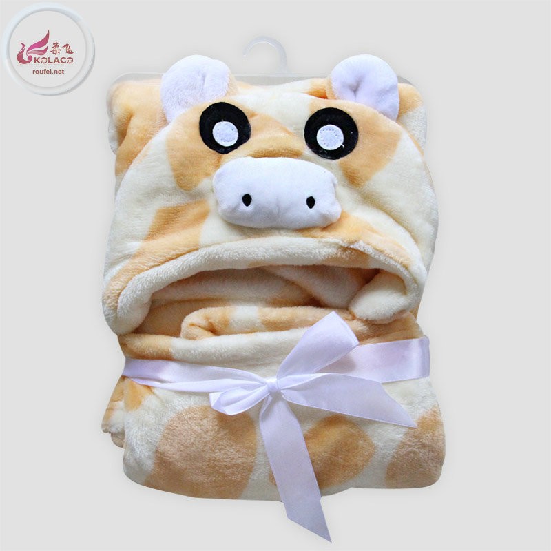 Lovely designs baby bath swaddle cute animal shape kid hooded blankets baby towel bathrobe cloakbaby